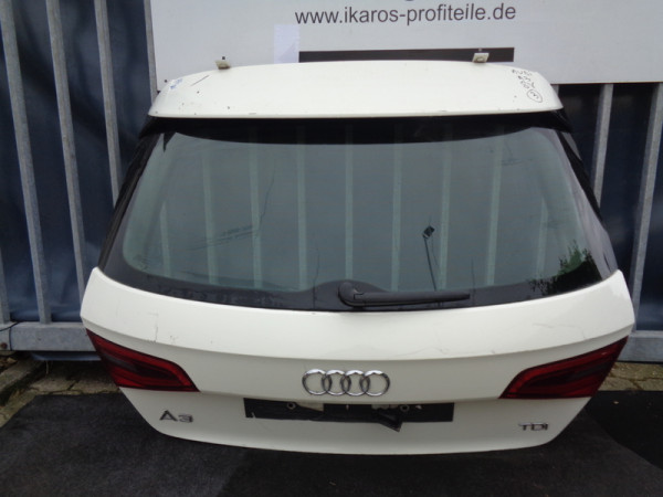 Audi A3 8V Heckklappe Kofferraumdeckel Klappe Deckel weiß - GH 3