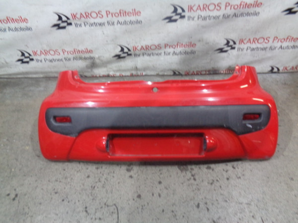 Peugeot 107 Stoßstange Stossstange Stoßfänger hinten rot 