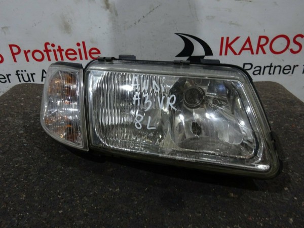 Audi A3 8L Scheinwerfer Rechts Halogenscheinwerfer beschädigt