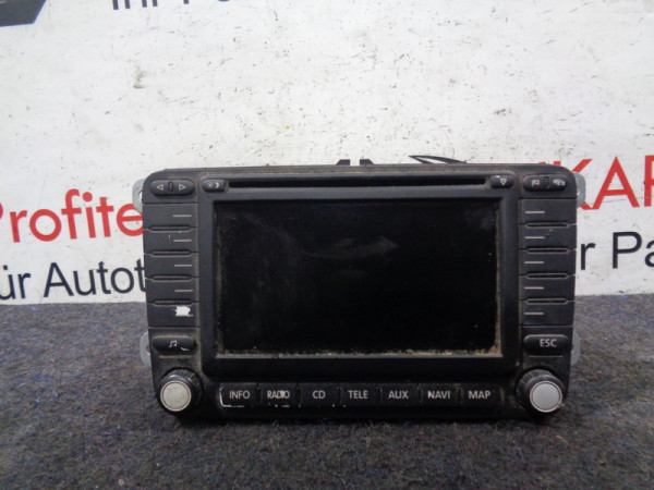 VW Touran 1T Bedienfeld Radio Navi Display CD Player 1T0035194 A