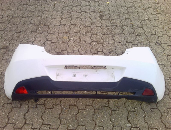 Mazda 2 DE Stoßstange hinten Stoßfänger Weiss