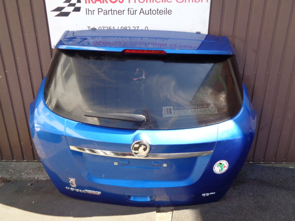 Opel Mokka X J13 Heckklappe Heckdeckel Kofferraumdeckel blau KN