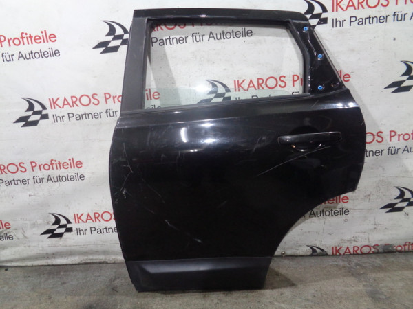 Nissan Qashqai J10 Türe Tür Beifahrerseite hinten links black 2v