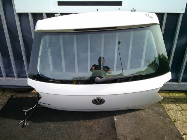 VW Polo Vl 2G Heckklappe Kofferraumdeckel Klappe Deckel weiß GH 5