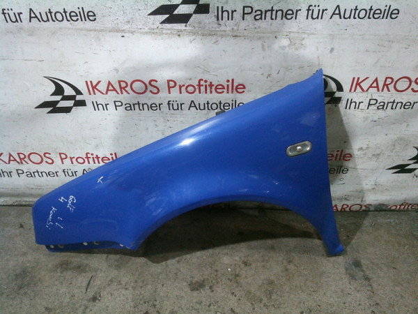 VW Golf IV 4 1J Kotflügel Fahrerseite vorne links Hellblau - Rost
