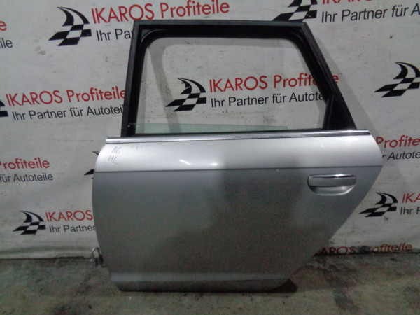 Audi A6 4f C6 Kombi türe hinten links Fahrerseite tür LY7W Silber