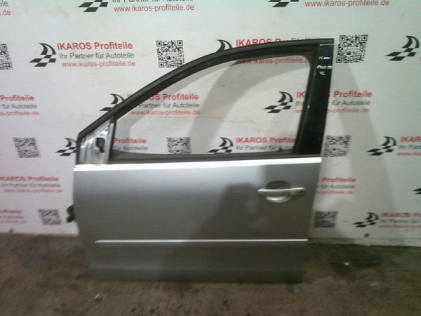 VW Polo 9N3 Fahrertüre vorne links türe silber tür Fahrerseite
