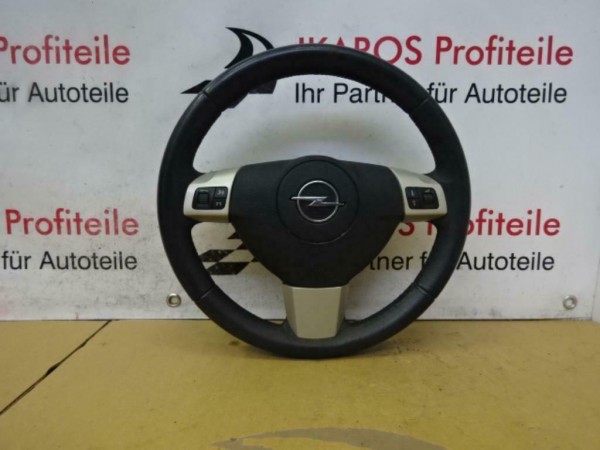 Opel Astra H lenkrad Lederlenkrad mit abdeckung Leder Lenkrad