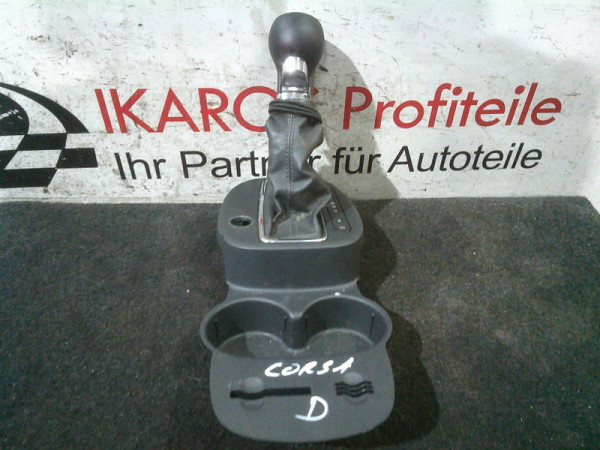 Opel Corsa D Schalthebel Schaltung Scahltkulisse Scahltknauf