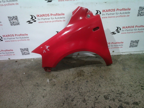 VW Fox 5Z Kotflügel Fahrerseite vorne links Rot Fahrer Rostfrei 