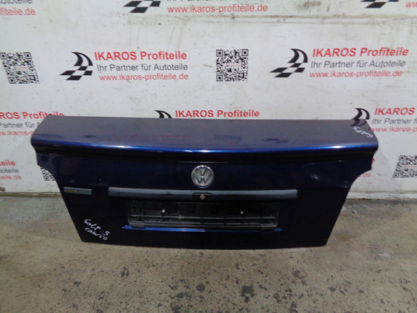 VW Golf III 3 Cabrio Heckklappe Kofferraumdeckel Blau Deckel 