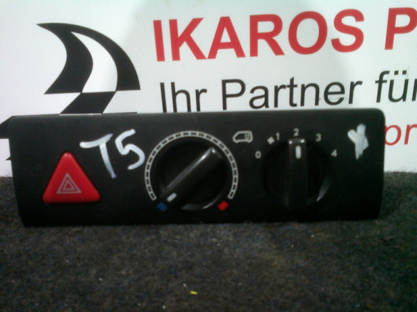 VW T5 Klimabedienteil Heizungsbedienteil 7E09191589B9