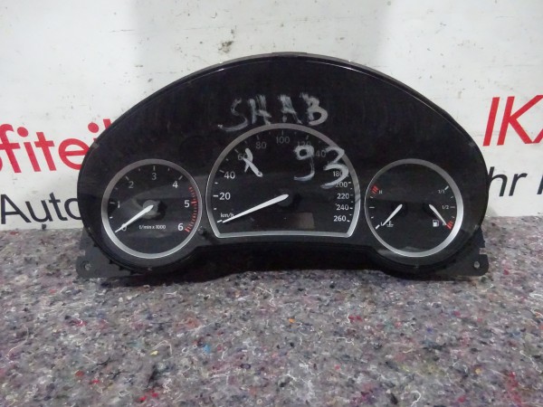 Saab 9-3 93 Kombiinstrument Tacho Tachometer P12800515