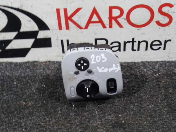 Mercedes C-Klasse W203 Schalter Lichtschalter Licht grau A2035450604