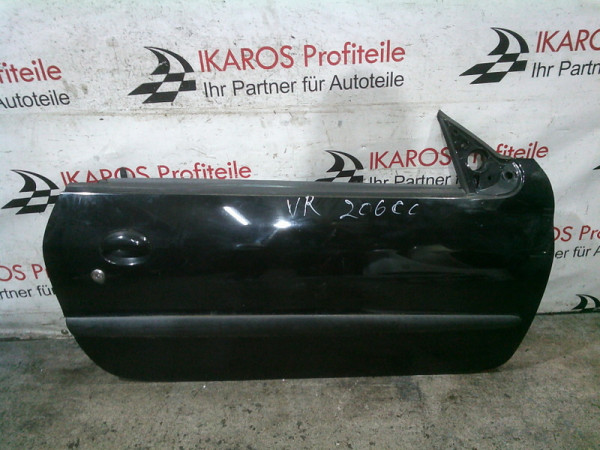 Peugeot 206 CC Cabrio Beifahrertüre Türe rechts Schwarz tür