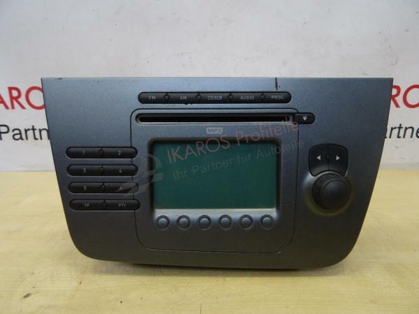 Seat Altea 5P Leon 1P Toledo Cd Radio MP3 5P1035186 B Autoradio