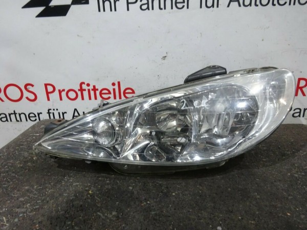 Peugeot 206 CC Cabrio Scheinwerfer Fahrerseite links 9628666880