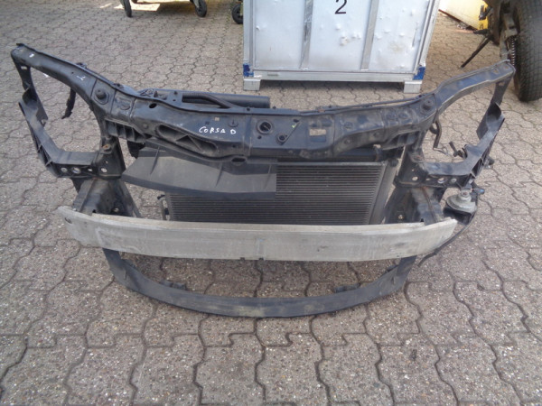 Opel Corsa D Schlossträger mit Kühler und Klimakühler und Träger