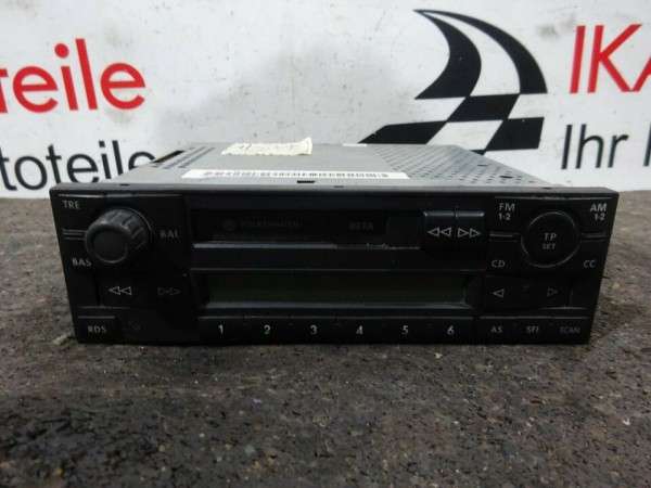 VW Polo 9N Radio Kassette CD Player Blaupunkt 6X0035152B