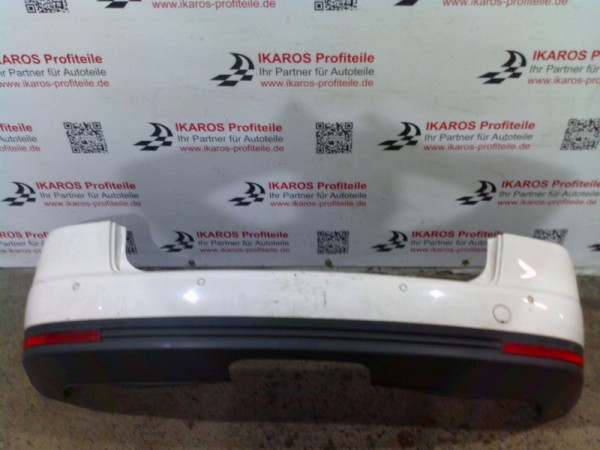 VW Touran 1T Facelift Stoßstange hinten Stossstange PDC Weiss