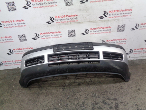 VW Golf IV 4 1J Stoßstange vorne Stoßfänger Bumper silber 