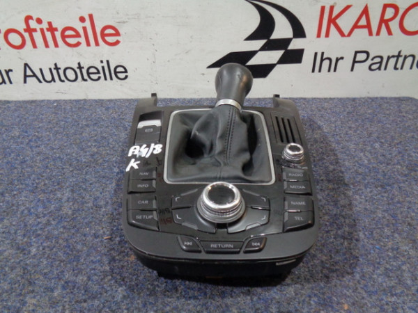 Audi A4 8K Schaltkulisse mit Bedieneinheit Navi Radio Steuergerät 8T0919611WFX