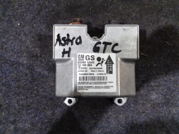 Opel Astra H GTC Airbagsteuergerät Steuergerät Airbag 13188854