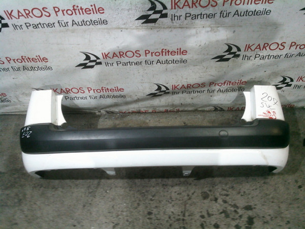 Peugeot 207 SW Kombi Stoßstange hinten 9680251477 Stoßfänger Weiß 
