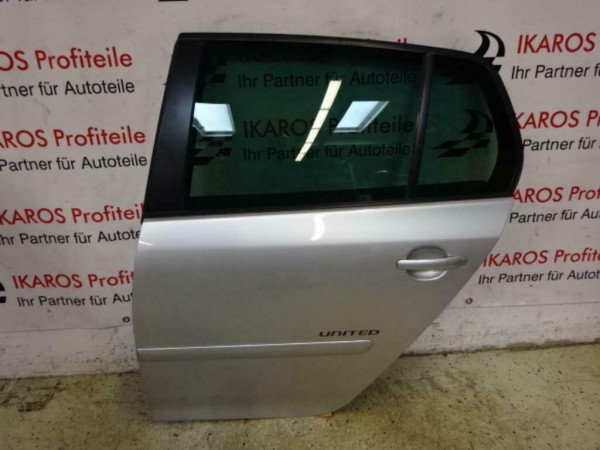VW Golf V 5 1K Türe hinten Links tür Farbe LA7W Silber