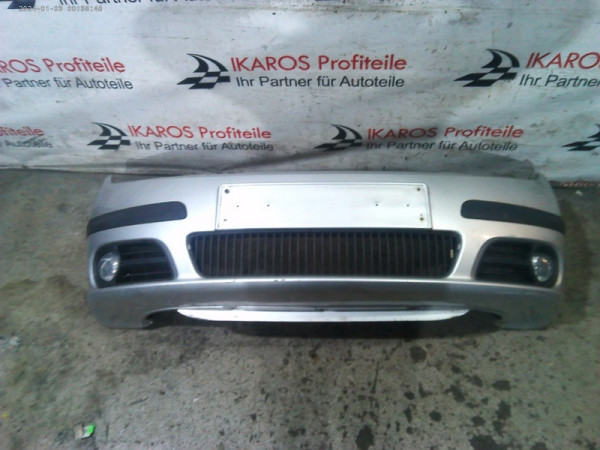 Skoda Fabia 6Y Stoßstange vorne Stoßfänger 6y0807221 Silber Nebel