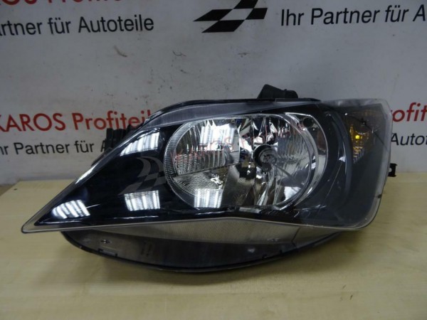 Seat Ibiza 6J Scheinwerfer vorne Links 6J1941021E Beschädigt.