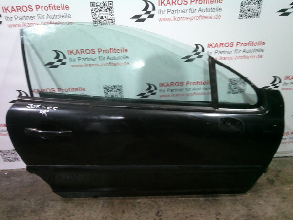 Peugeot 207 CC Beifahrertüre rechts tür Beifahrerseite türe black