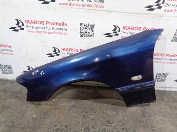 Mercedes C-Klasse W202 Fahrerseite kotflügel vorne Links Blau