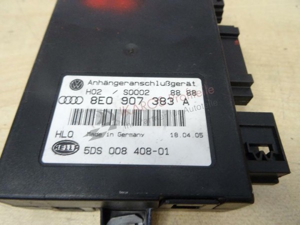 Audi A4 8E Anhängerkupplung Steuergerät 8E0907383 A Anhänger