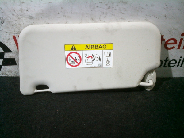 Ford Focus 3 rechts weiß Sonnenblende Sonnenschutz 