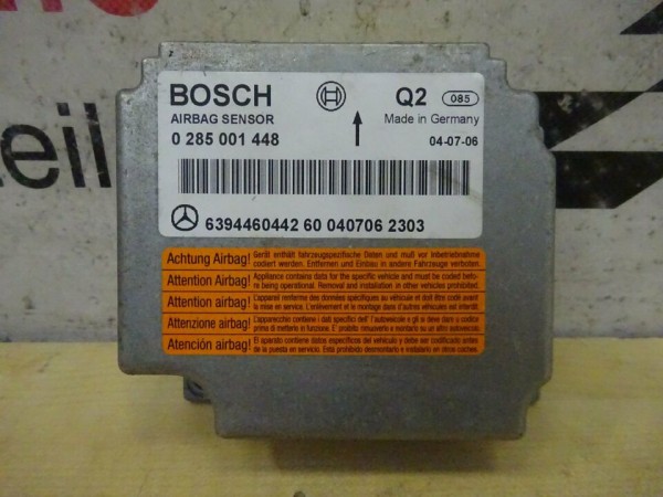Mercedes W639 Vito Viano Steuergerät Airbagsteuergerät 0285001448