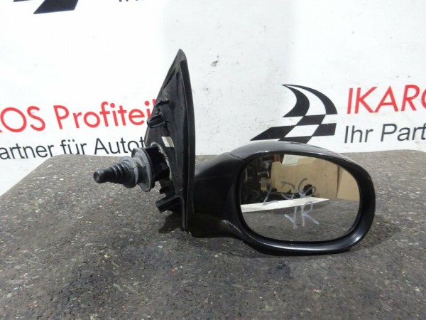 Peugeot 206 Außenspiegel Spiegel Beifahrer manuell rechts schwarz