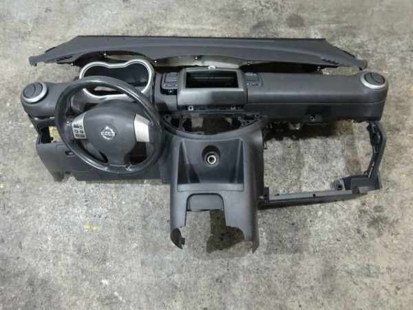 Nissan Note Armaturenbrett Lenkrad Abdeckung komplett Cockpit