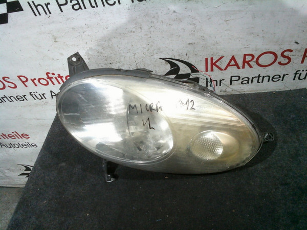Nissan Micra K12 Scheinwerfer Fahrerseite vorne links