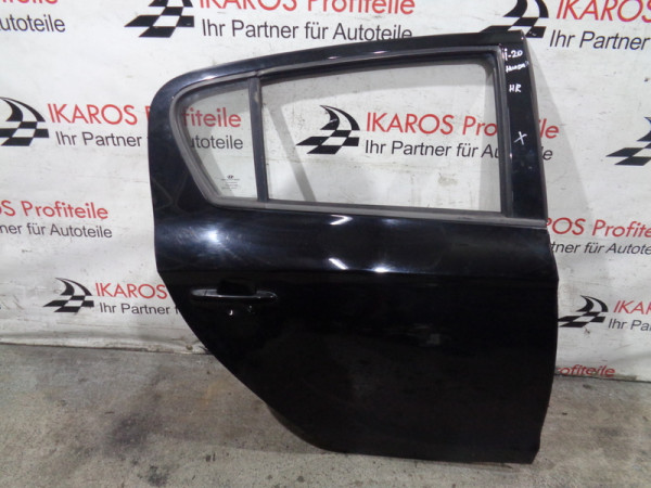 Hyundai i20 Beifahrerseite türe hinten rechts Schwarz 2008-2014