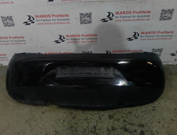 VW Fox 5z Stoßstange hinten Stoßfänger Schwarz 