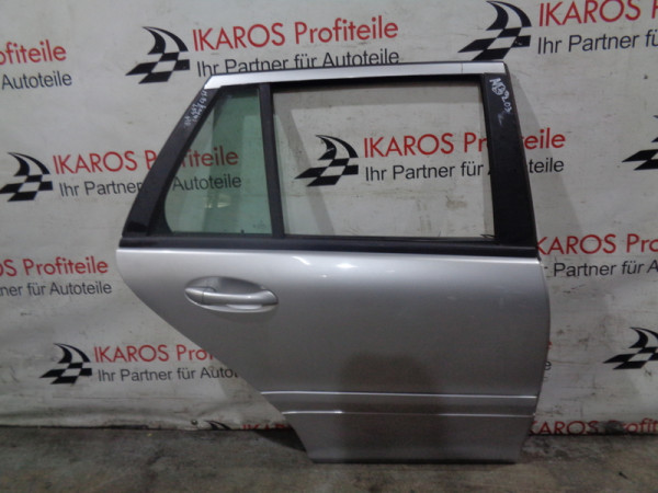 Mercedes C-Kl. W203 Kombi Türe Tür Beifahrerseite hinten Silber