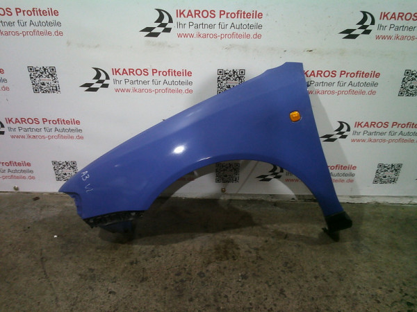 Audi A3 8L Kotflügel Links Fahrerseite vorne Blau 1997-2000
