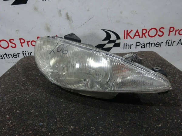 Peugeot 206 Scheinwerfer Beifahrerseite rechts 9640559480