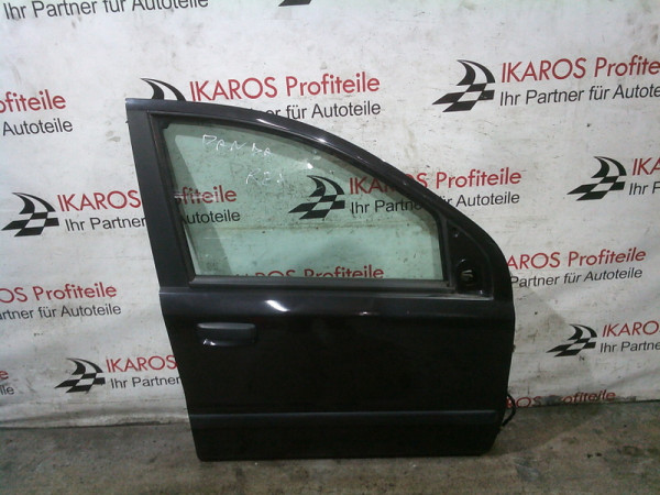 Fiat Panda 169 Beifahrertüre vorne rechts schwarz Beifahrerseite 