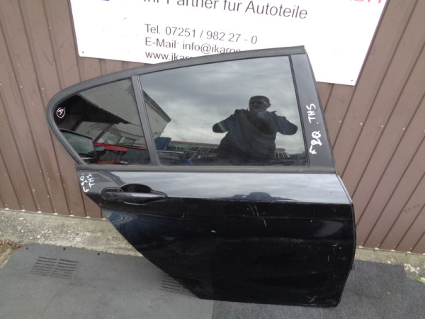 BMW 1er F20 Beifahrerseite hinten rechts türe Schwarz tür 12-19KN