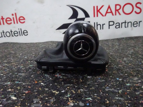 Mercedes C-Klasse W204 Schaltknauf Schaltsack Knauf Leder Chrom