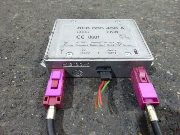 Audi A4 8E A6 4F Antennenverstärker Verstärker Antenne 8E0035456A