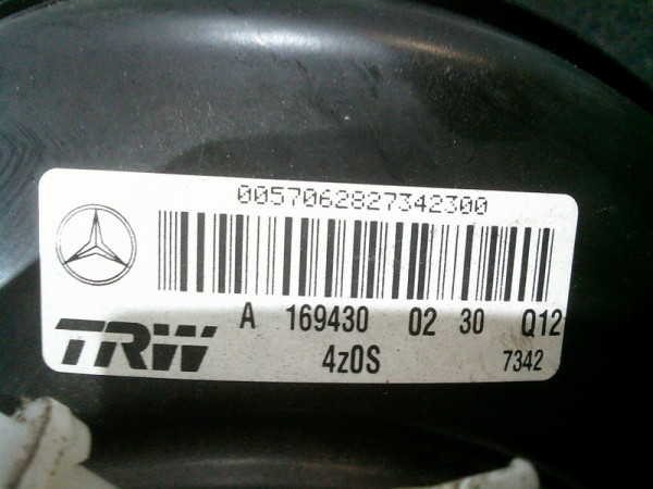 Mercedes Benz A-Klasse W169 Bremskraftverstärker A1694300230