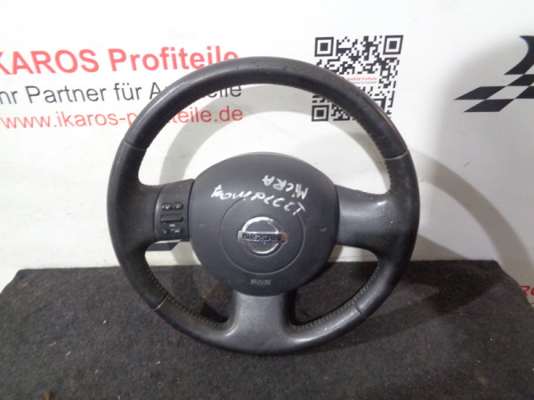 Nissan Micra K12 Lenkrad Lederlenkrad Multifunktionslenkrad